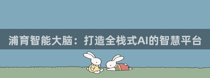 浦育智能大脑：打造全栈式AI的智慧平台