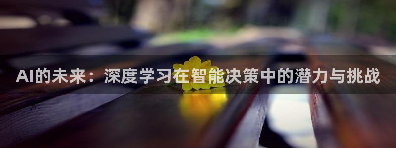 AI的未来：深度学习在智能决策中的潜力与挑战
