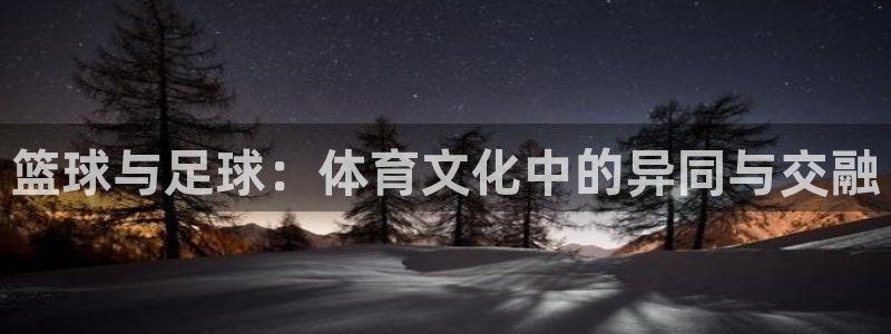 篮球与足球：体育文化中的异同与交融